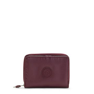 Kipling Money Love Metallic Small Wallet Cüzdan Bordo | TR 1009EB